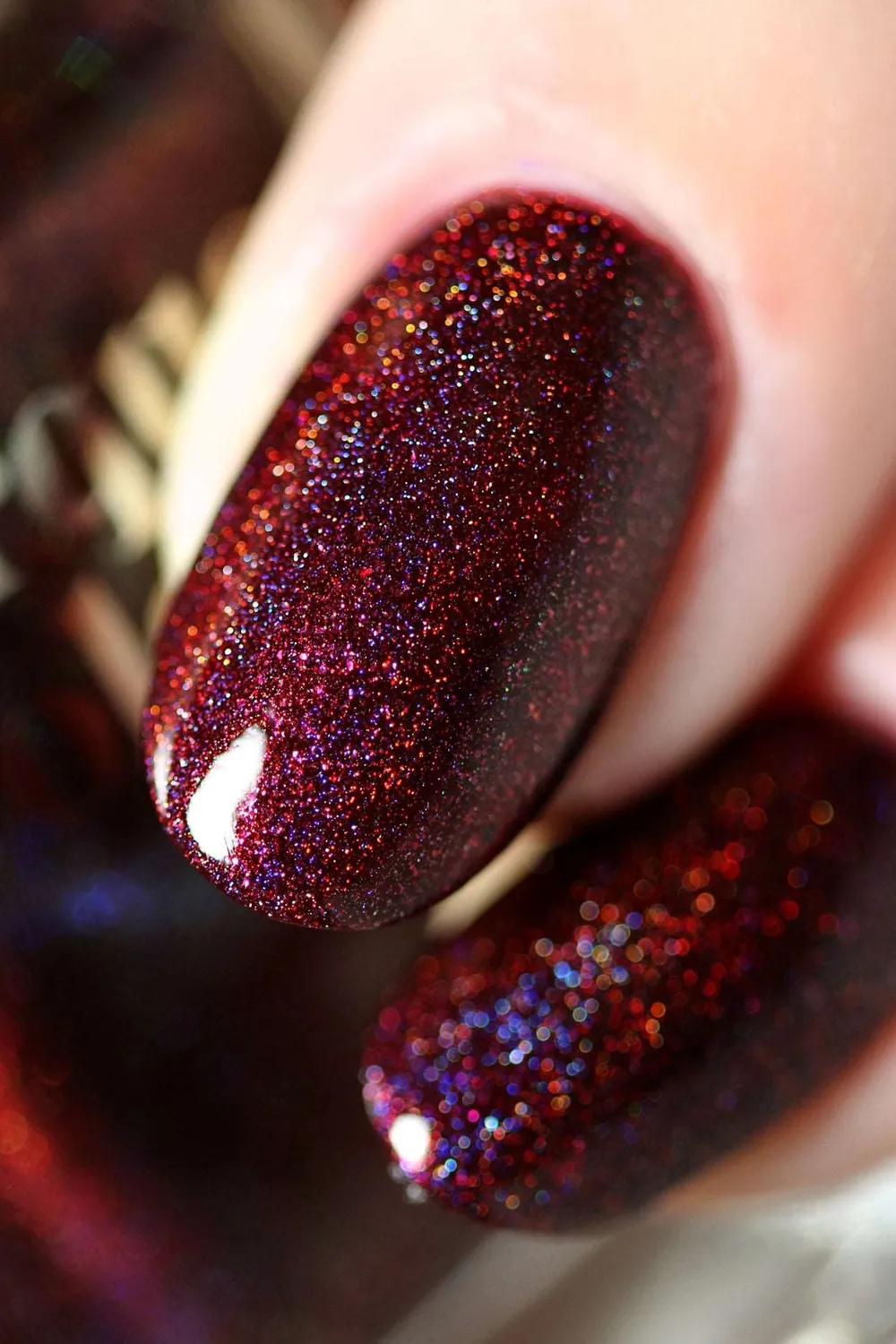 Cirque Colors Ambrosia nagellack holografisk röd