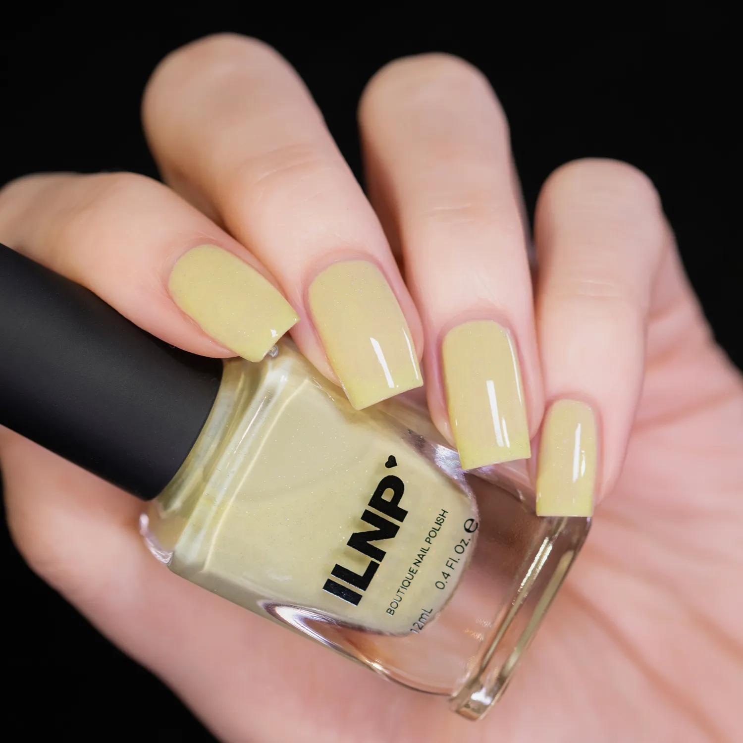 ILNP Rewind Lunchbox nagellack pastellgul holografisk