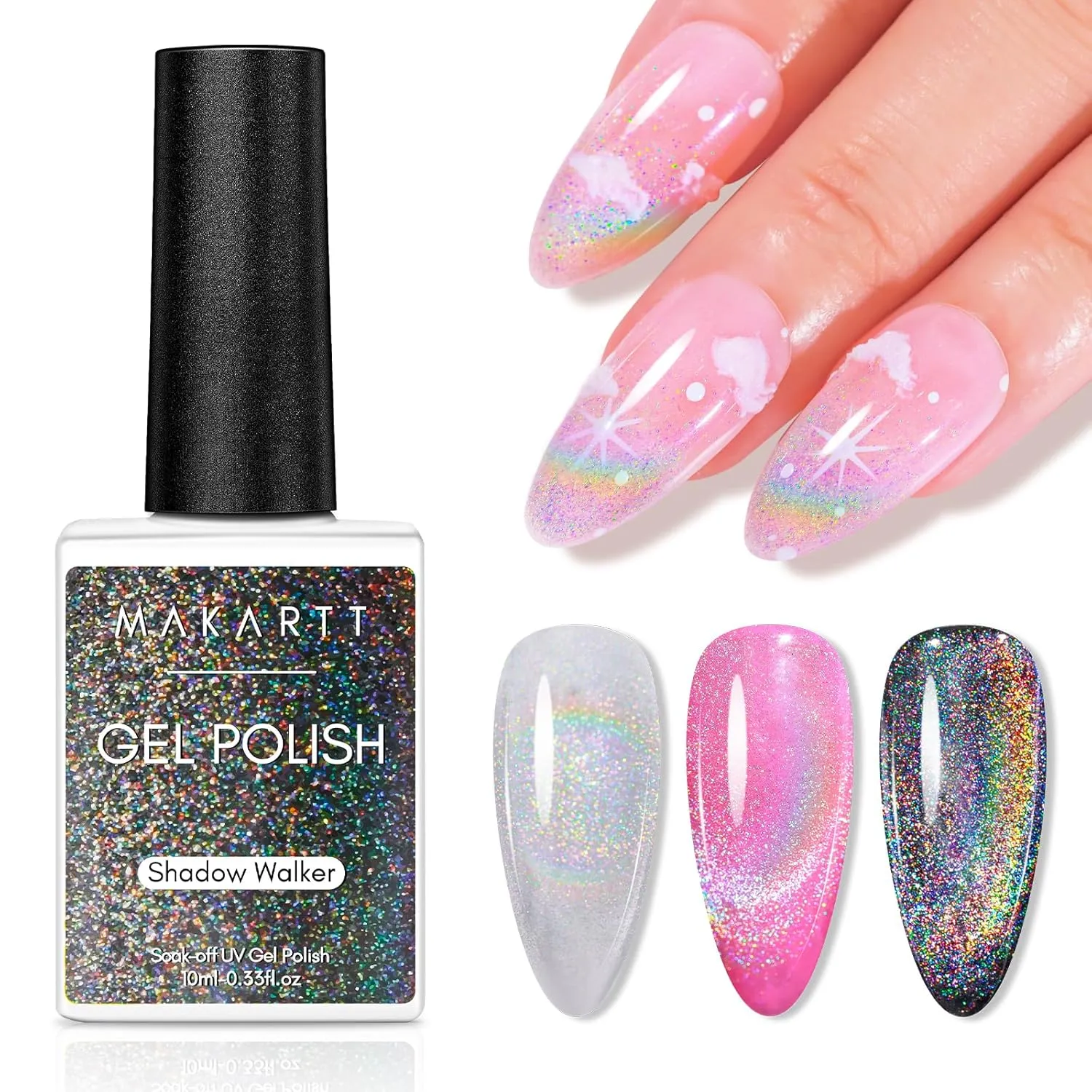 Makartt Cat Eye Gel Polish gellack shadow walker