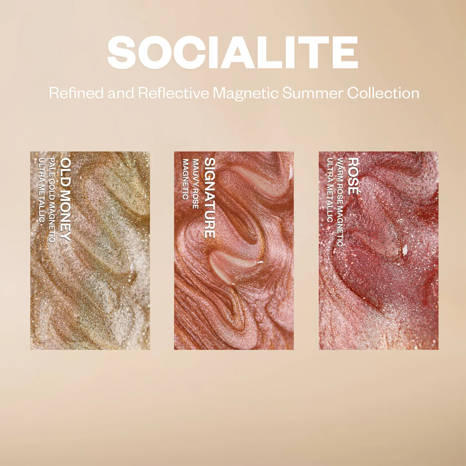 ILNP Socialite Collection nagellacksset 3-pack magnetisk