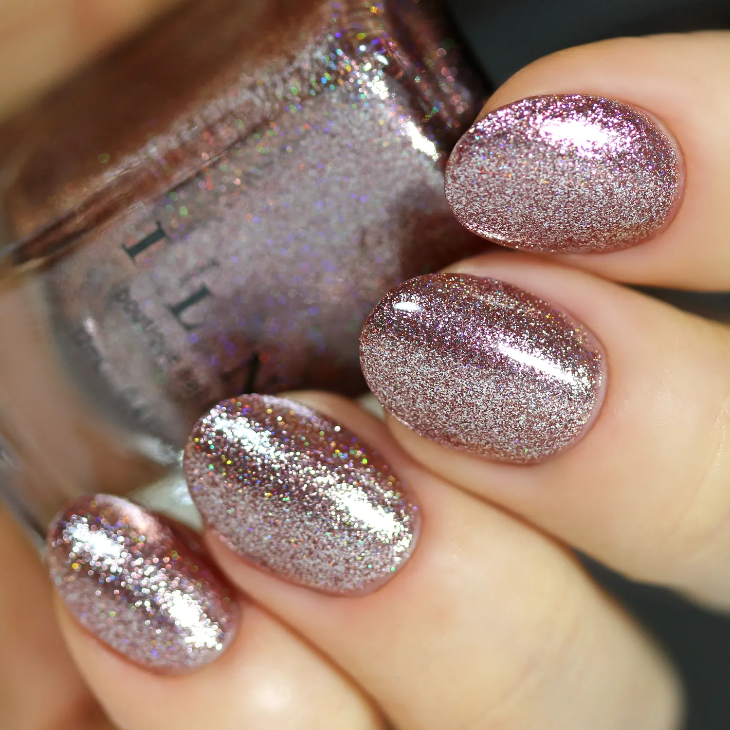 ILNP Reflections Olivia nagellack metallic rosé