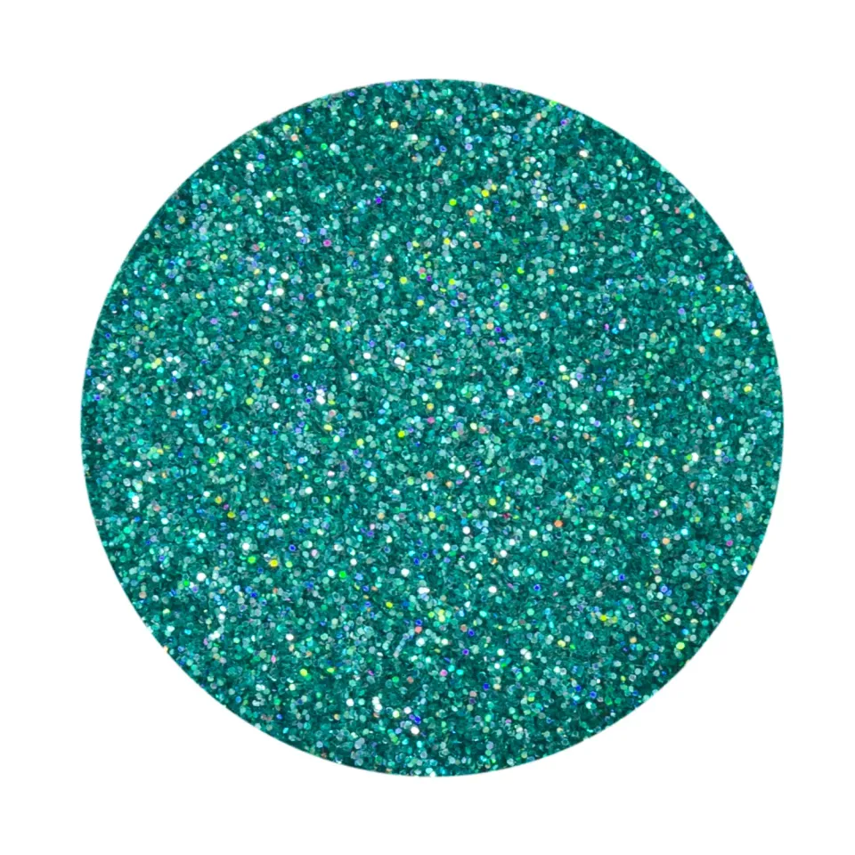 Iz Beauty Jungle Green nagelglitter 6g holografisk grön