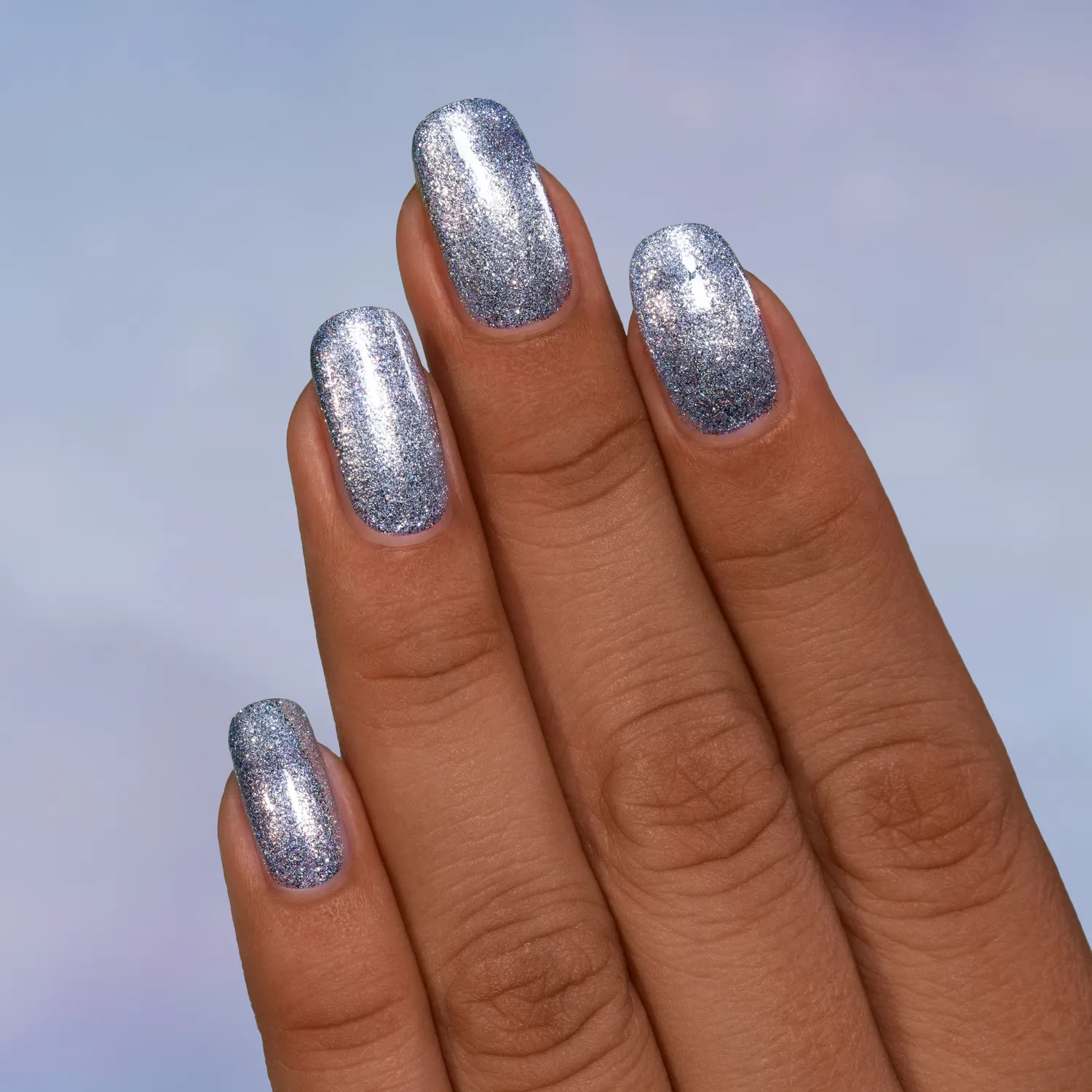 ILNP Eternal Snowkissed nagellack isblå metallic