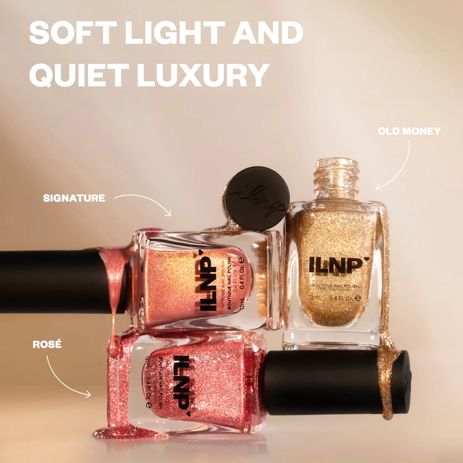 ILNP Socialite Collection nagellacksset 3-pack magnetisk