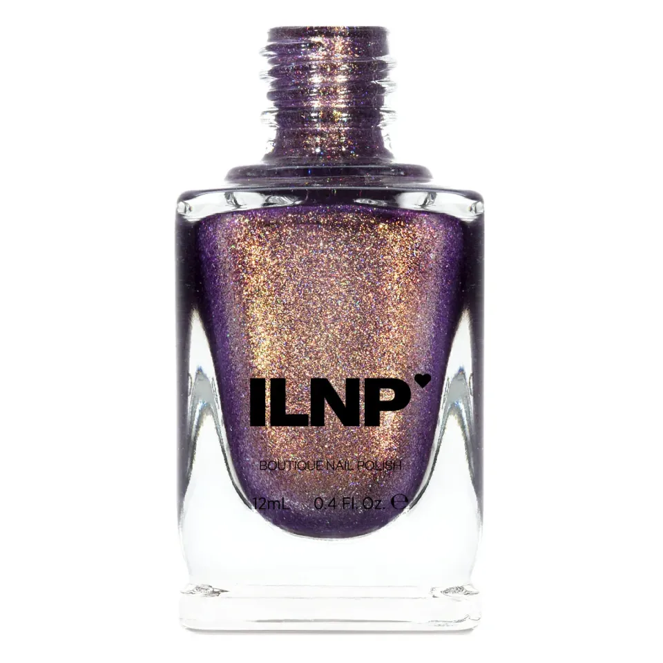 ILNP Off The Grid nagellack lila holografisk