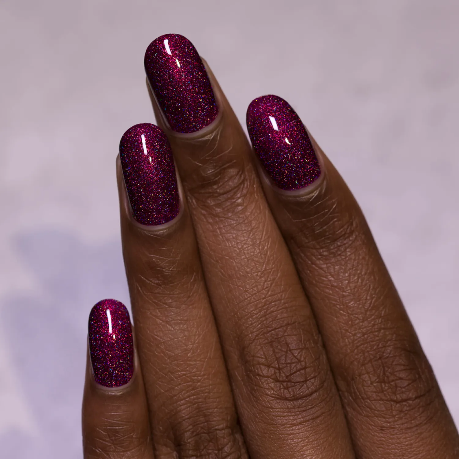ILNP Rogue nagellack rött holografiskt