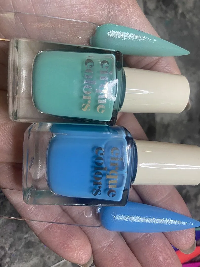 Cirque Colors Aqua Jelly nagellack ljusblå jelly