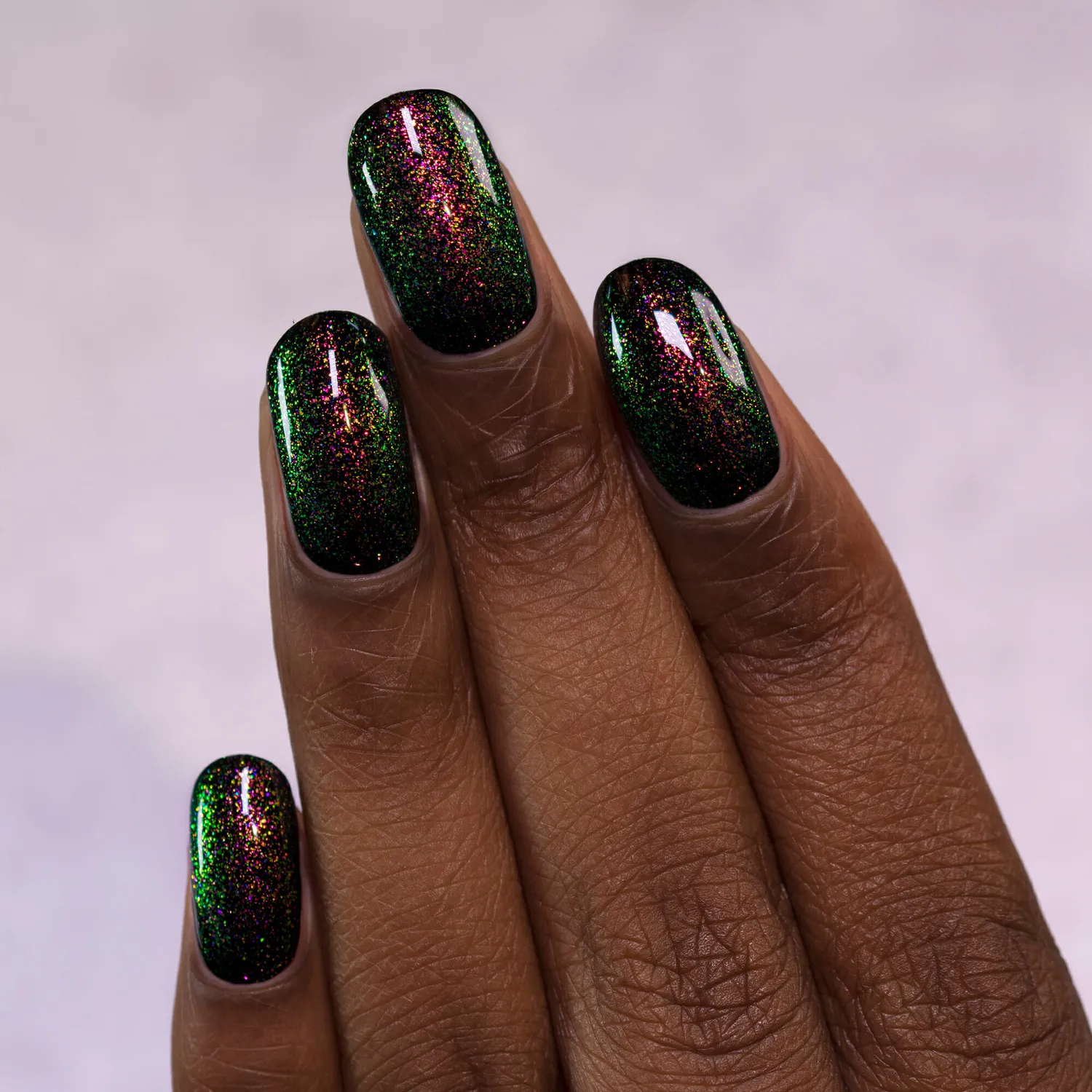ILNP Limitless nagellack topper rosa-grönt skifte