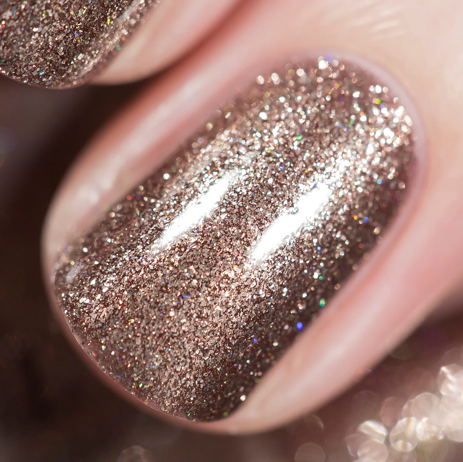 ILNP On The Rocks nagellack brunt metallic