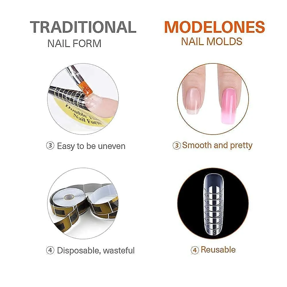 Modelones Dual Forms nageltippar 120-pack full cover