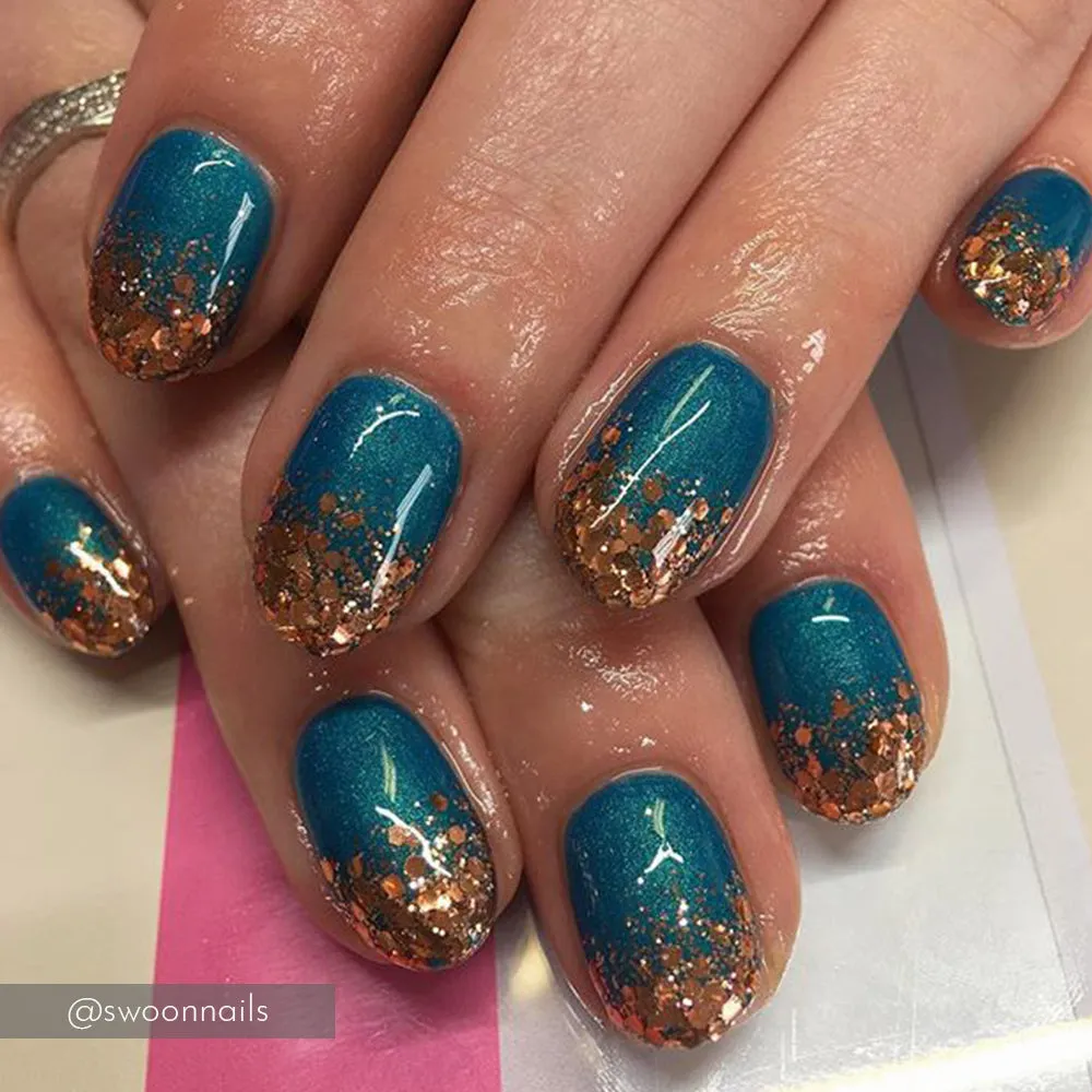 Iz Beauty Calgel CG866 gellack Show Time 4g blå shimmer