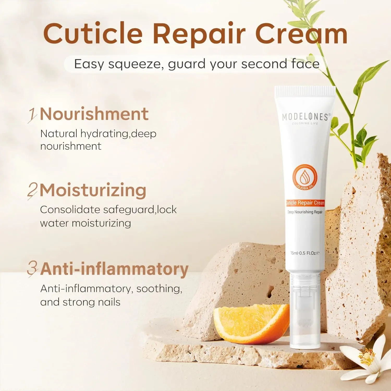modelones Cuticle Repair Cream nagelbandscreme 15 ml