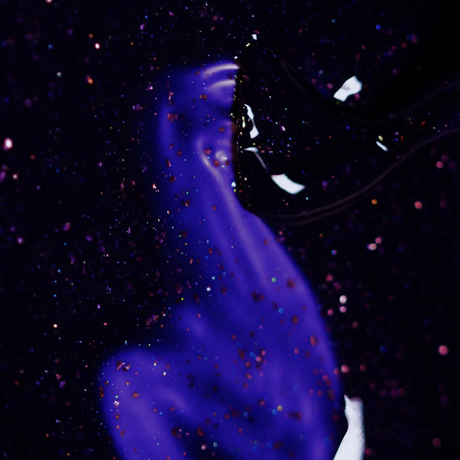 ILNP First Edition nagellack indigo med kopparflakes