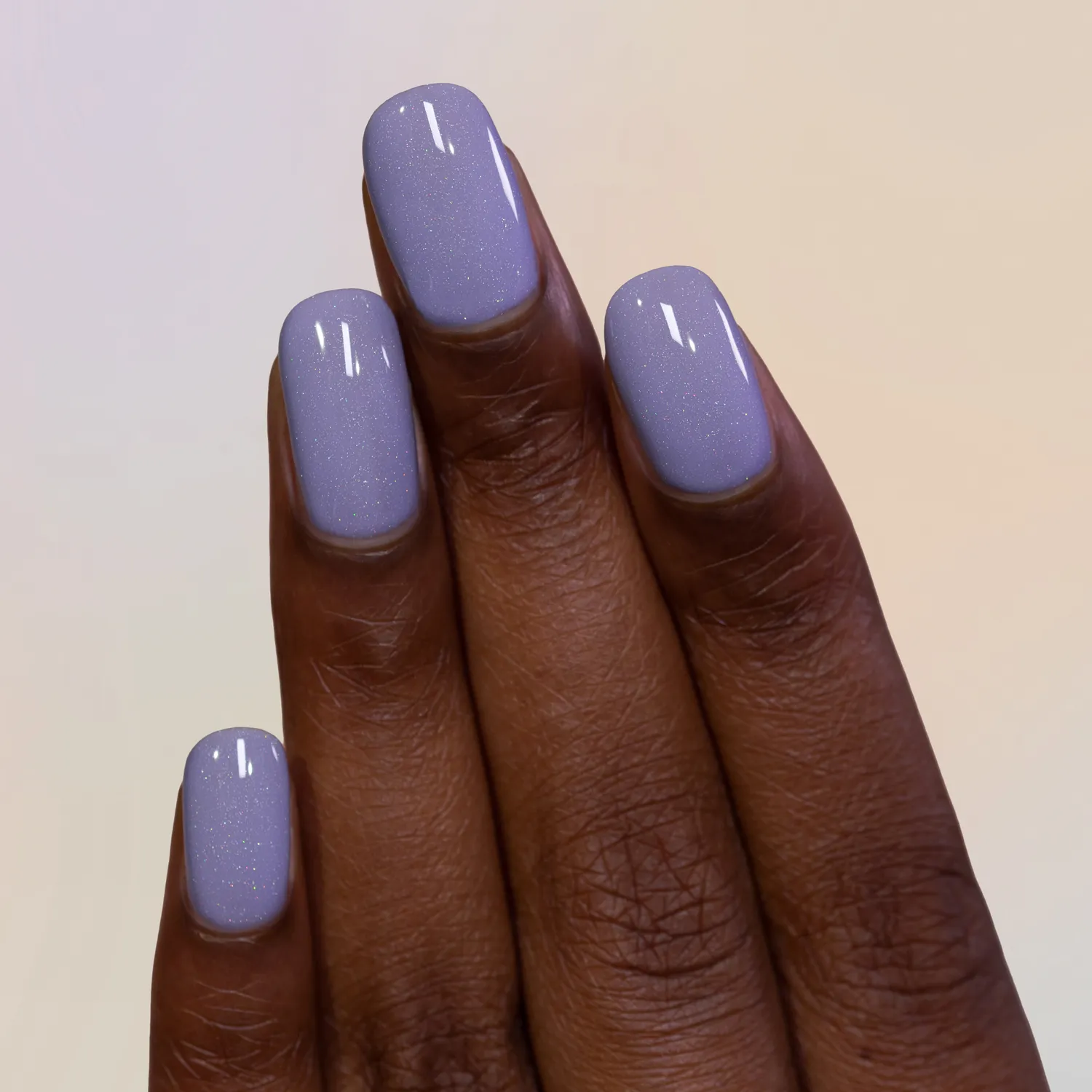 ILNP Scrunchie nagellack dammig lavendel holo
