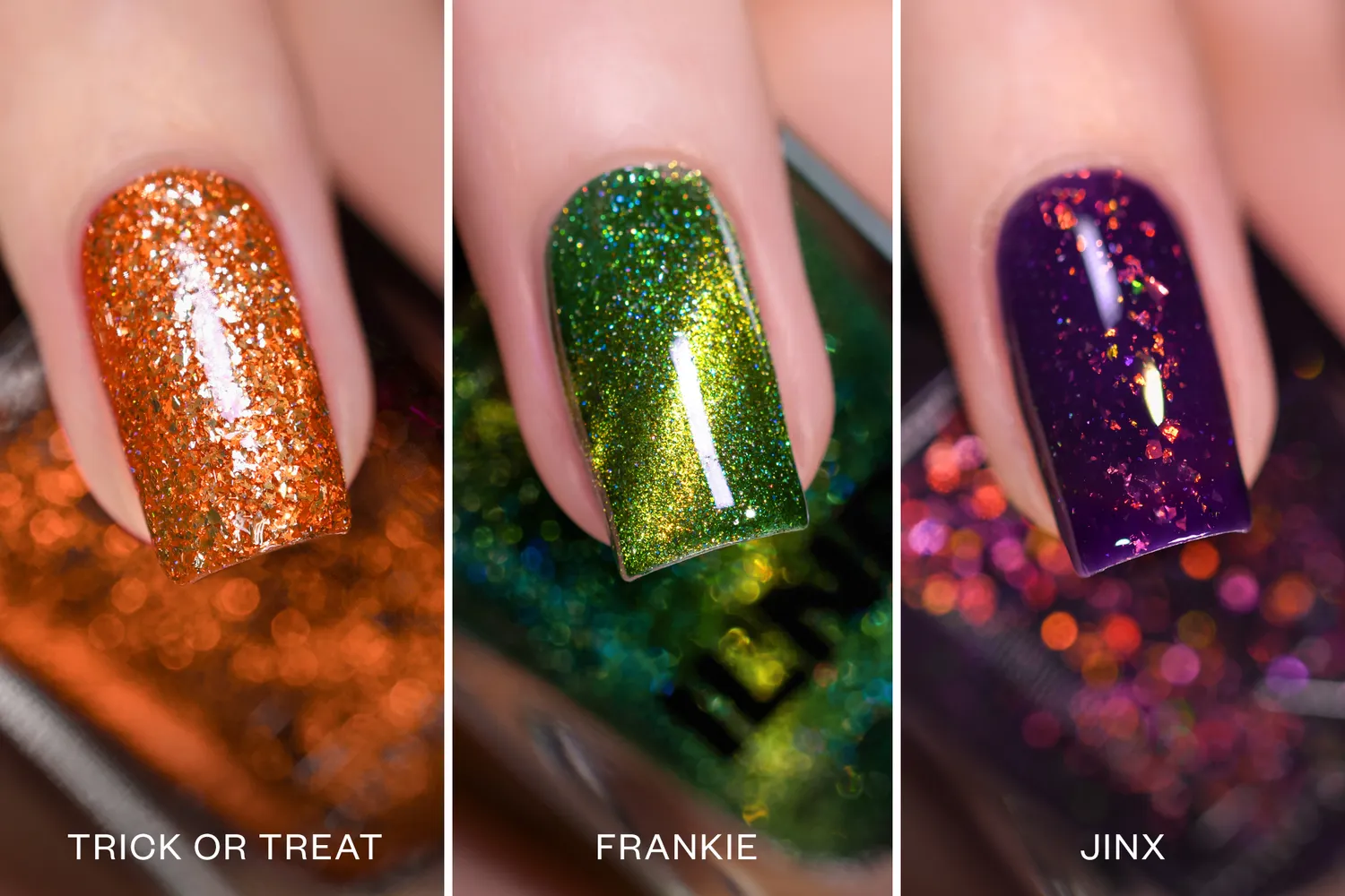ILNP Boo Bundle nagellackset 3 lack Halloween magnet
