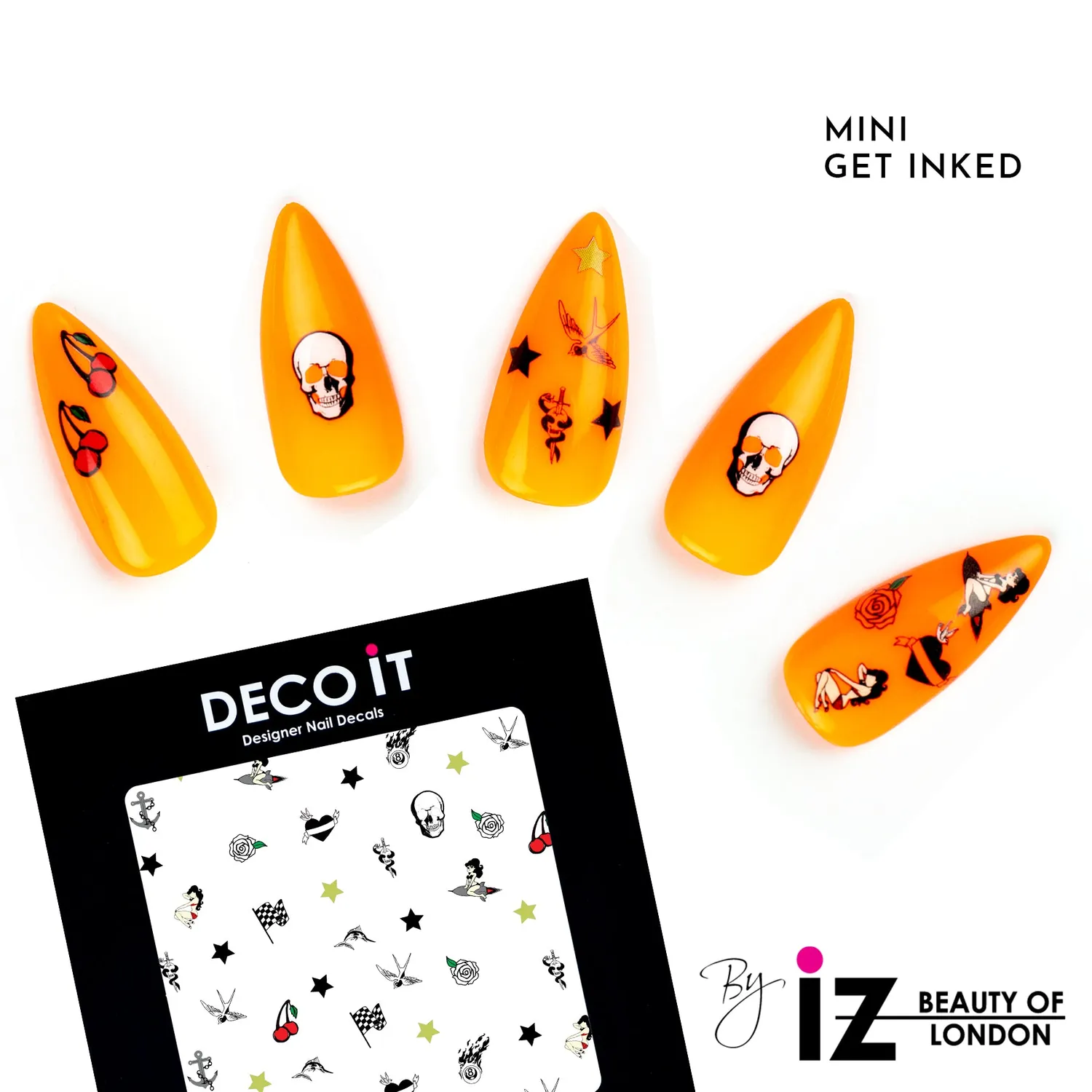 Iz Beauty MINI Get Inked nageldekalar tattoo