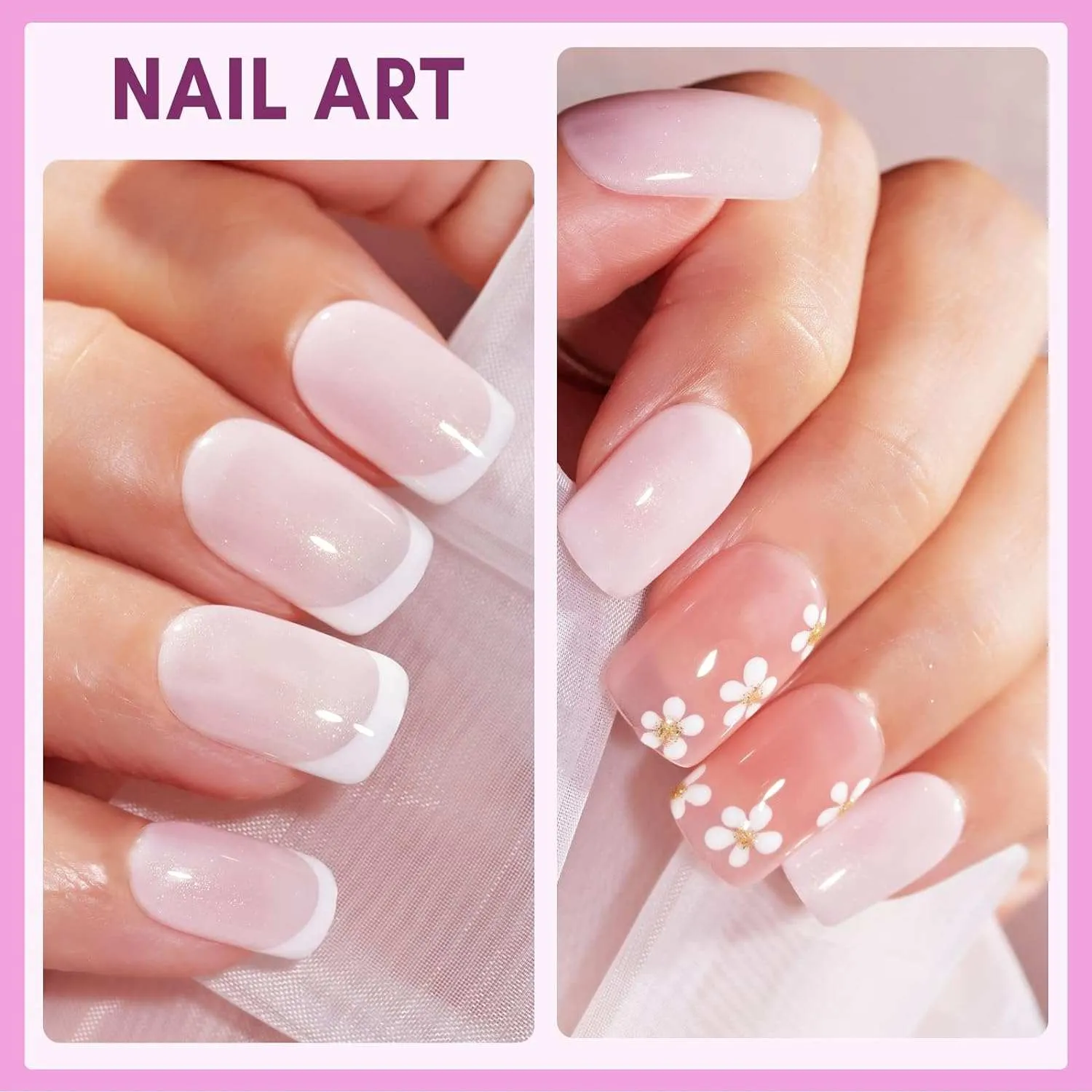Makartt Nail Gel Polish gellack noir blanc kit