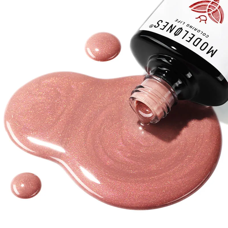 Modelones Inspire Gel gellack Peach Aura 15 ml shimmer