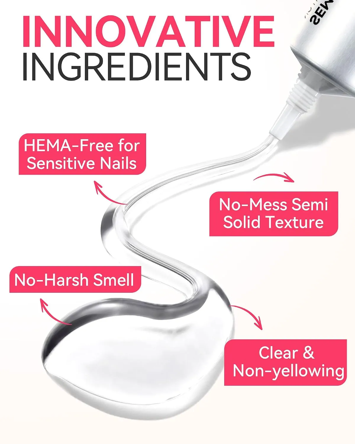 Makartt Semi Solid nagellim press-on 15ML starkt