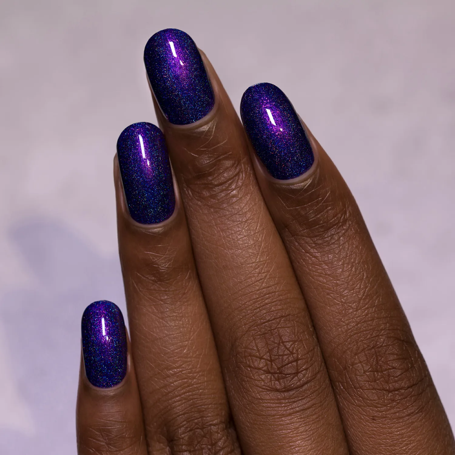 ILNP Purple Plasma nagellack lila holografiskt