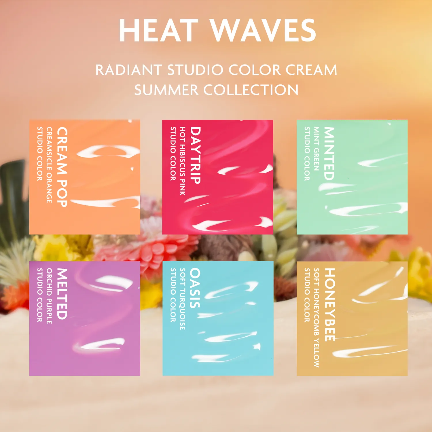 ILNP Heat Waves nagellack 6-pack kräm