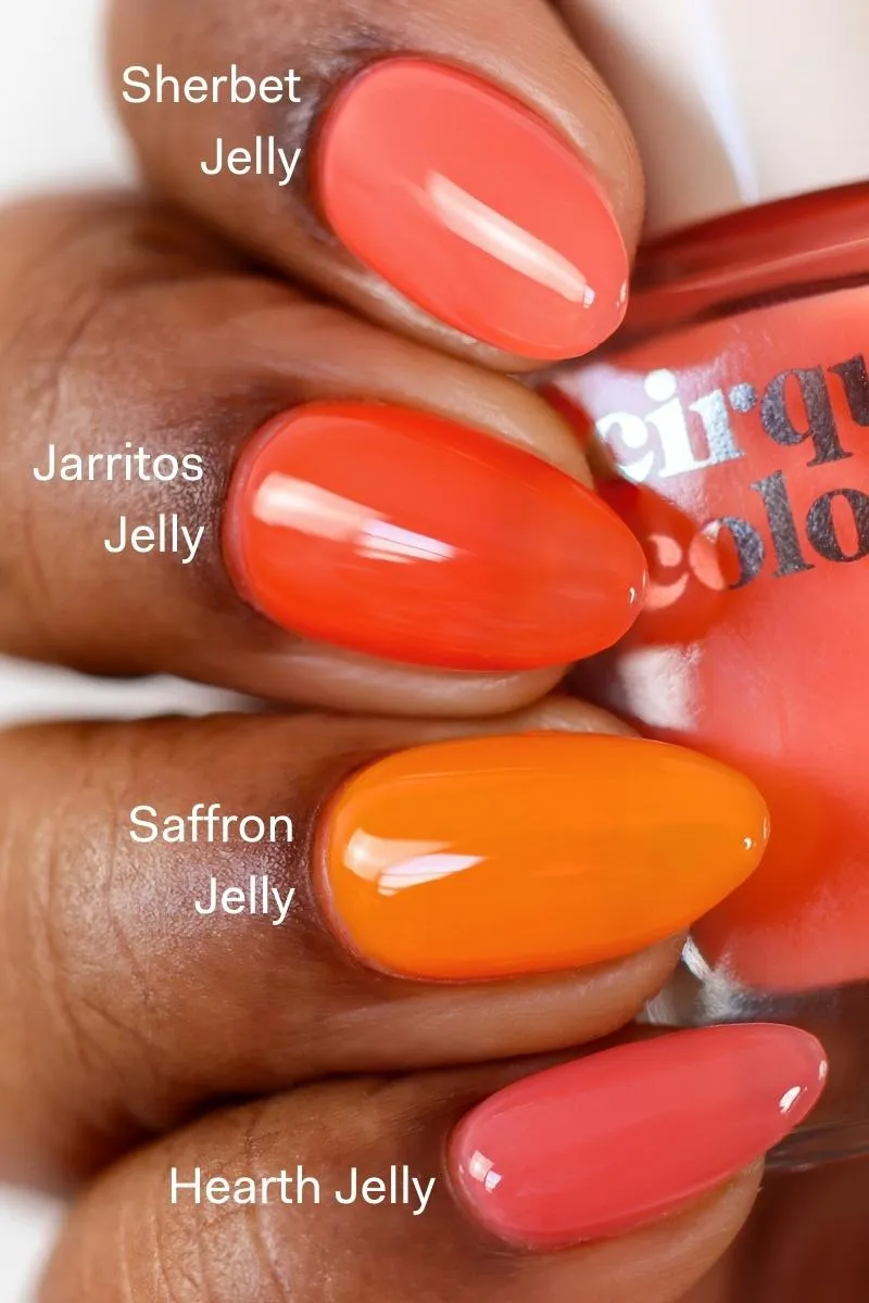 Cirque Colors Sherbet Jelly nagellack orange korall jelly