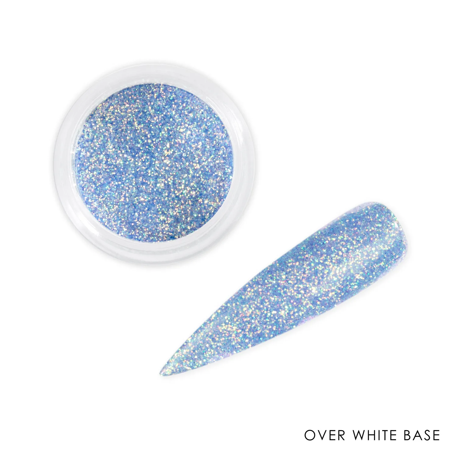 Iz Beauty Ocean Shimmer nagelglitter ljuslila 6g