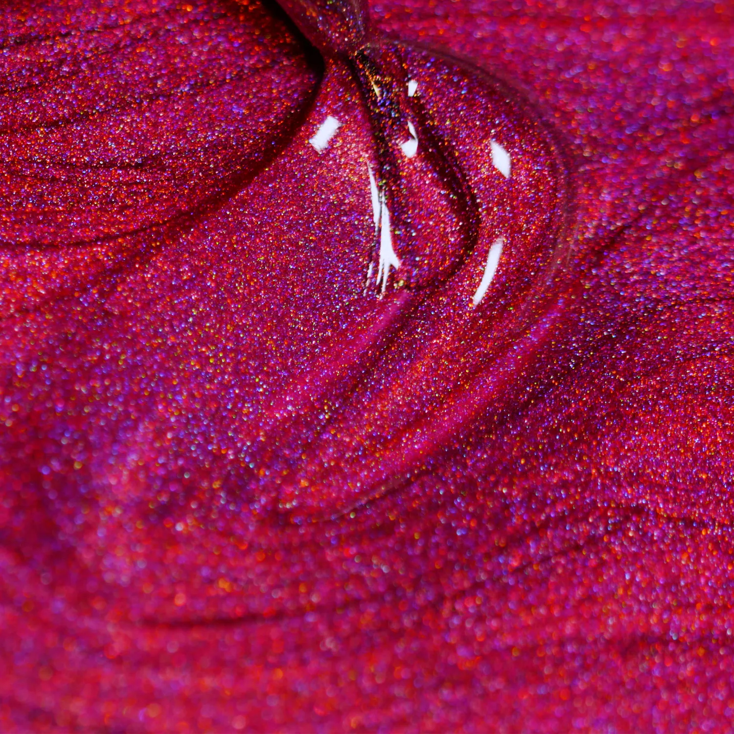 ILNP Stacey nagellack hallonrosa holografisk