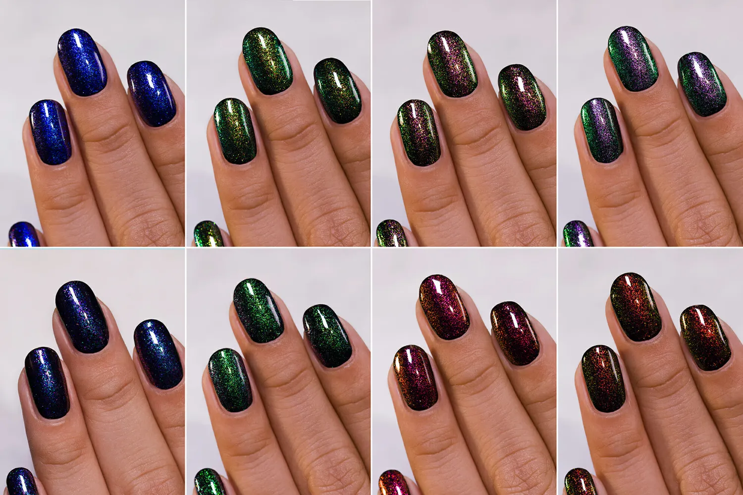 ILNP Real Magic Toppers nagellack set 8-pack effekt