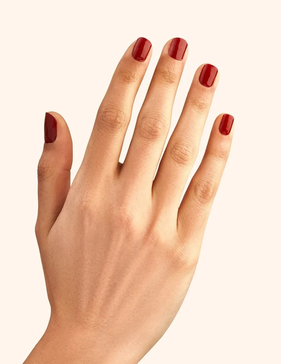 Le Mini Macaron Gel Strips Starter Kit Rouge Dahlia röd