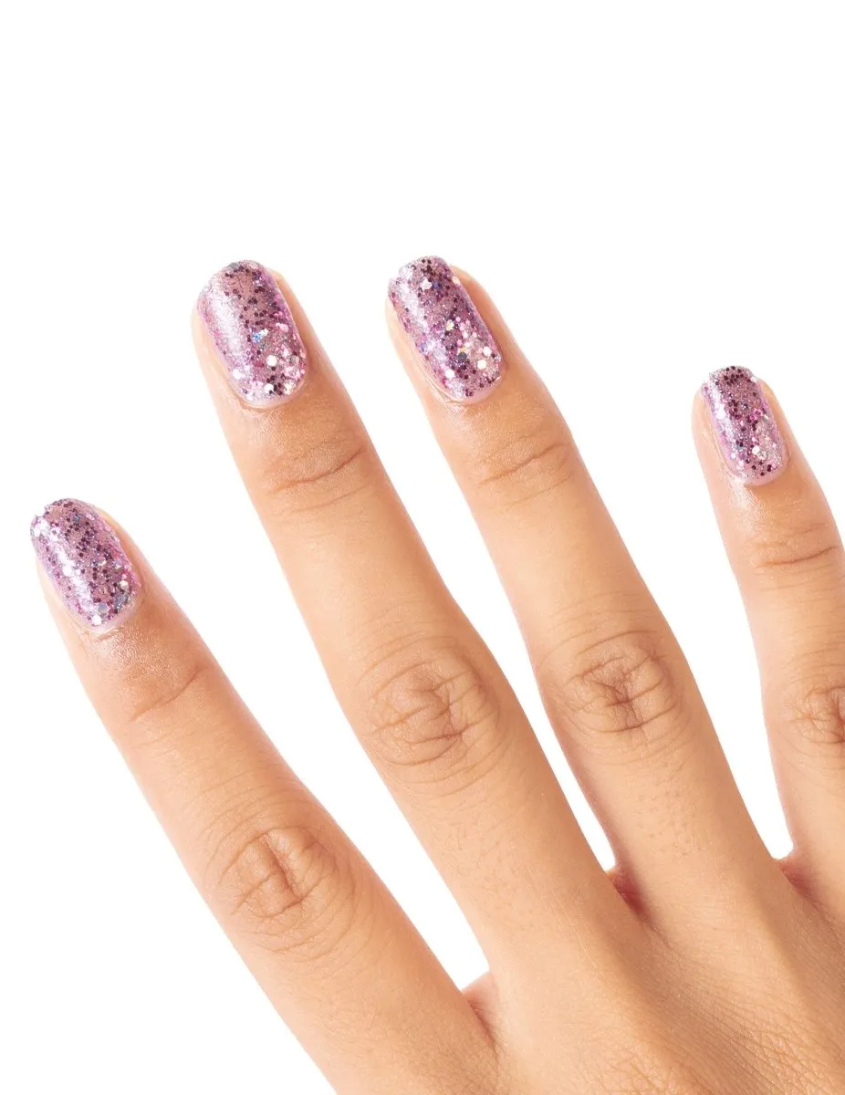 Le Mini Macaron Confetti Crush nagellack överläck glitter