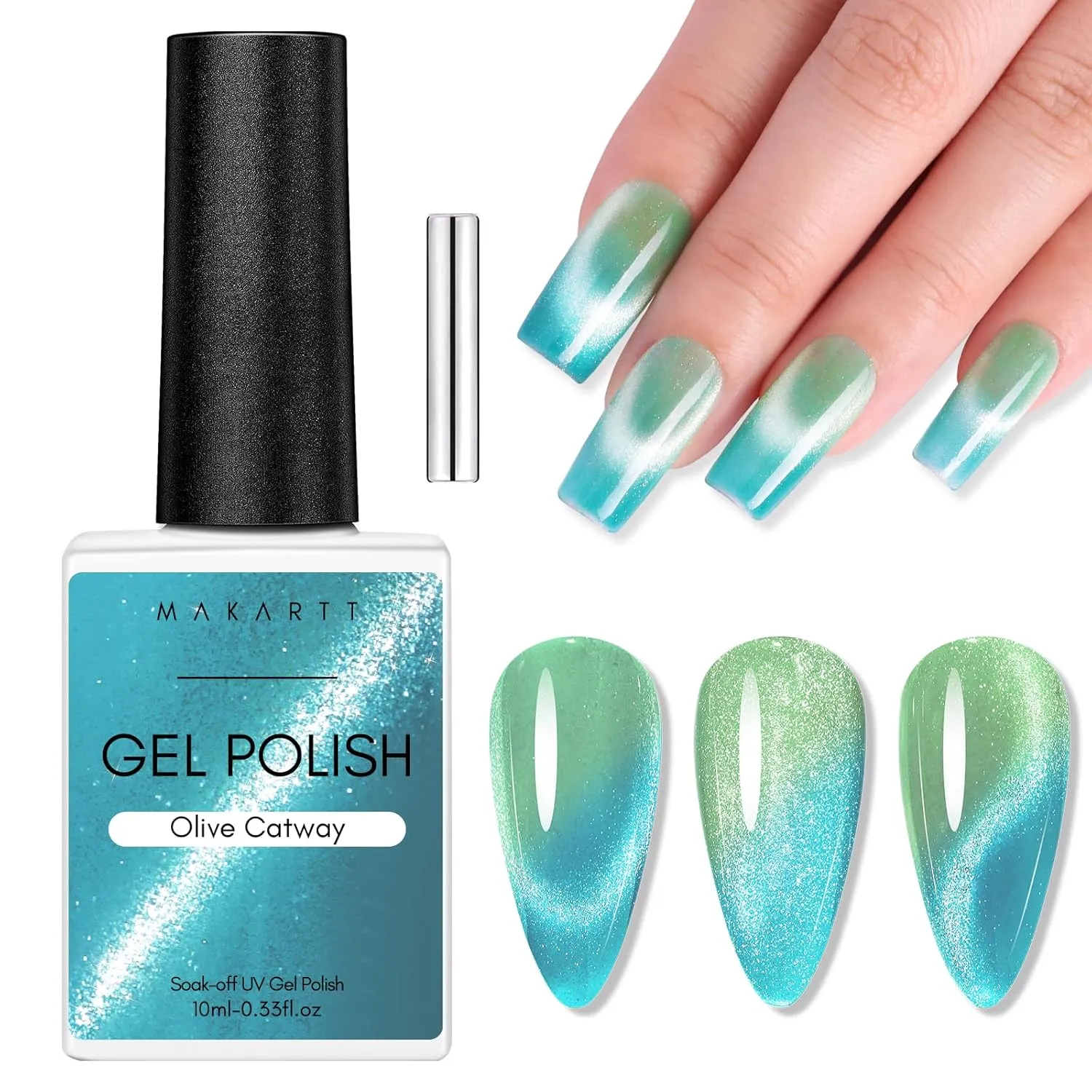 Makartt Cat Eye Gel Polish gellack shadow walker