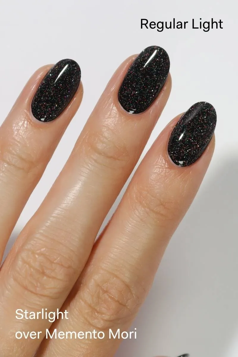 Cirque Colors Starlight nagellack topper reflexglitter