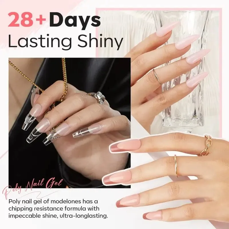 Modelones Cherry Girl polygel kit nude rosa