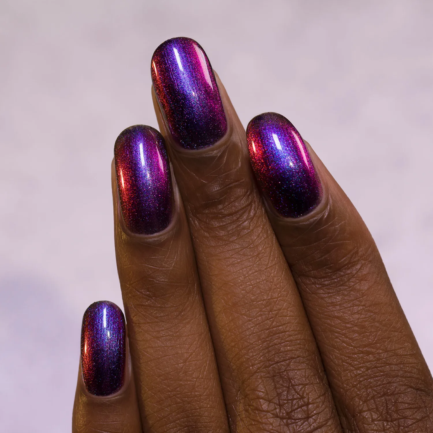 ILNP Ultra Chrome Peace nagellack blå kameleont