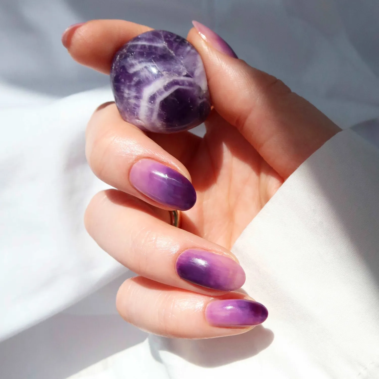 Cirque Colors Amethyst nagellacksset lila jelly 3-pack