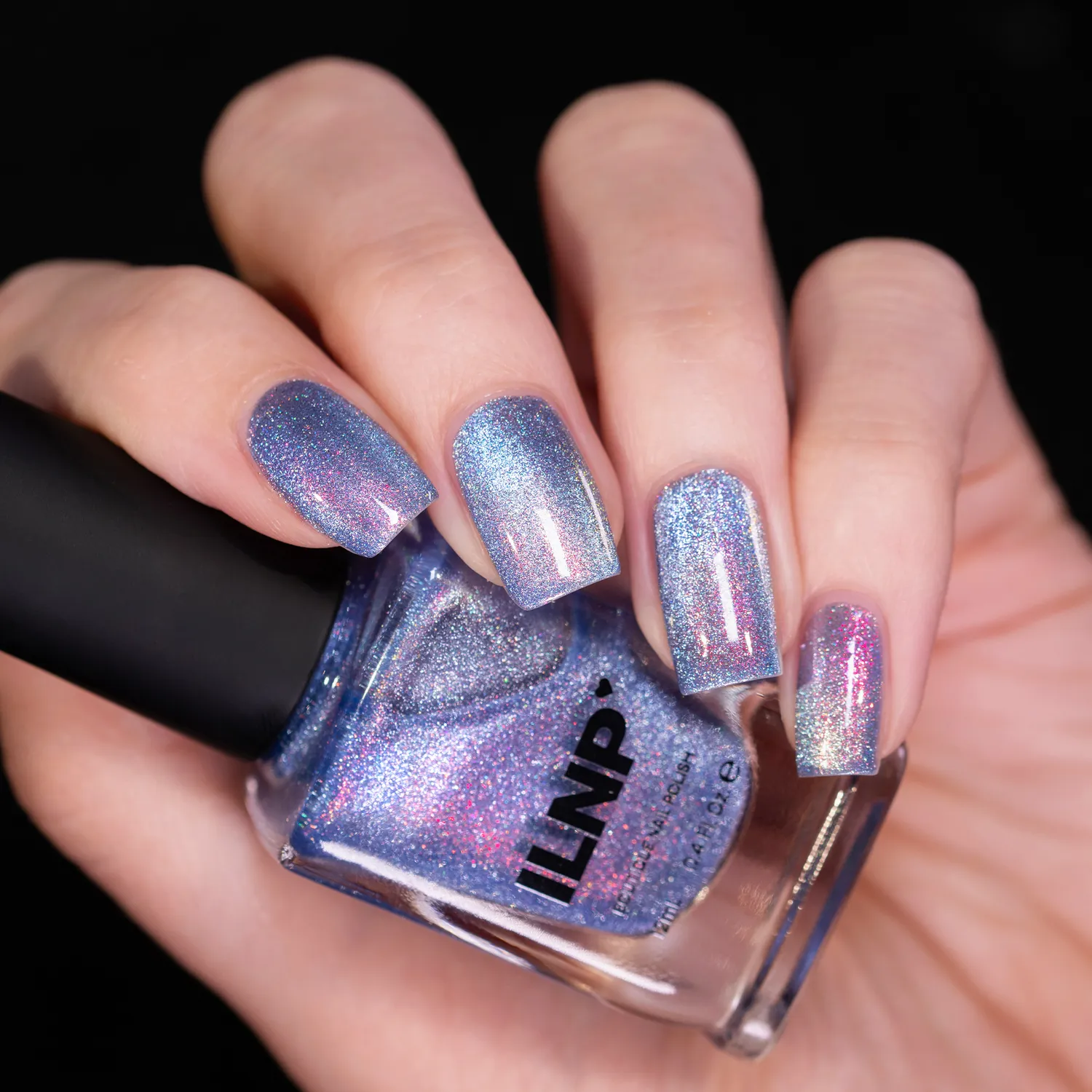 ILNP Electric Summer Skye nagellack ljusblå magnetisk