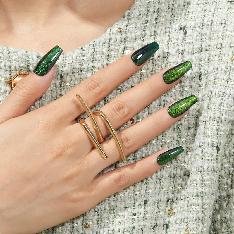 Modelones Inspire Gel Emerald Forest gellack 15 ml smaragd cat eye