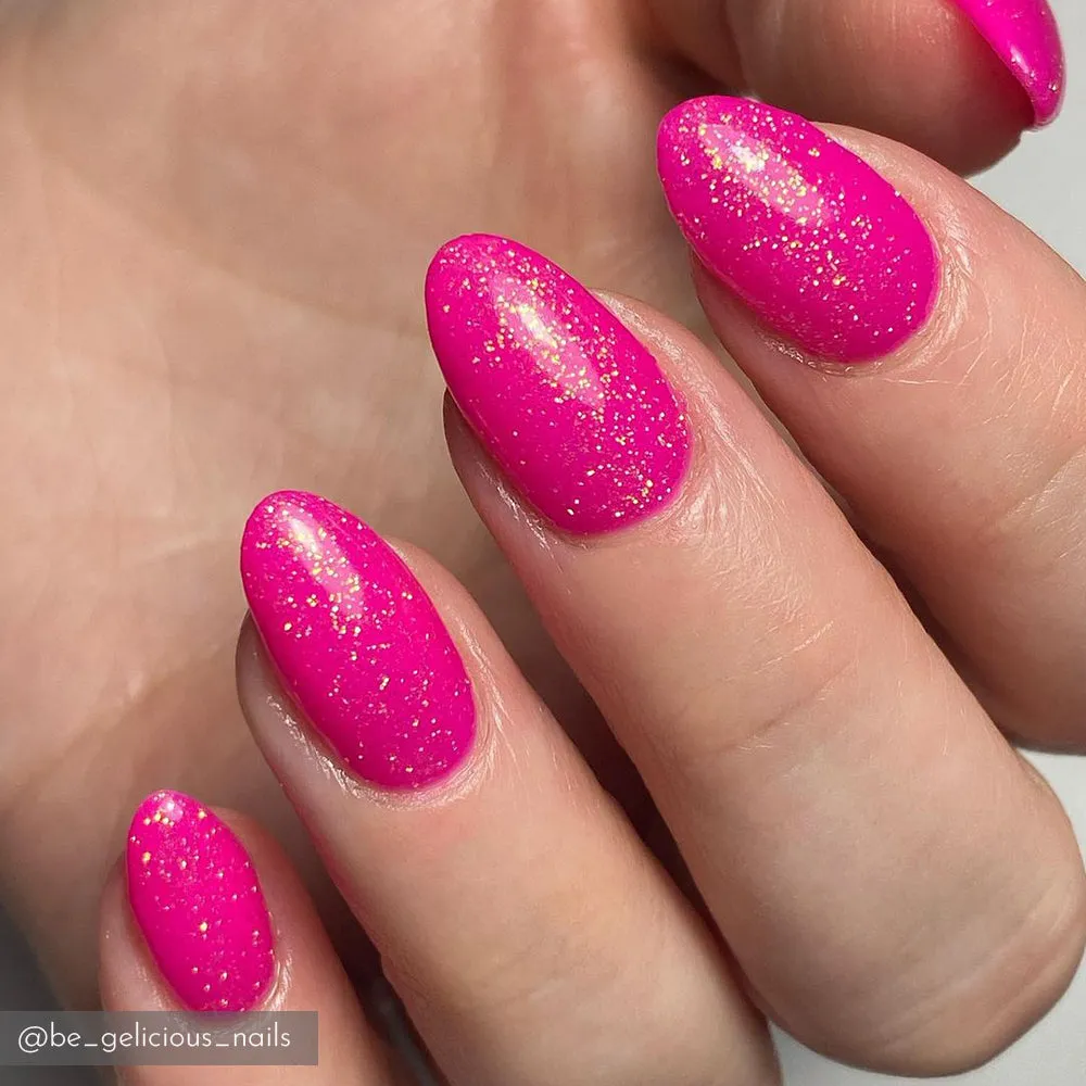 Iz Beauty Nail Art Aloha Pink Mix nagelglitter 6g ljusrosa