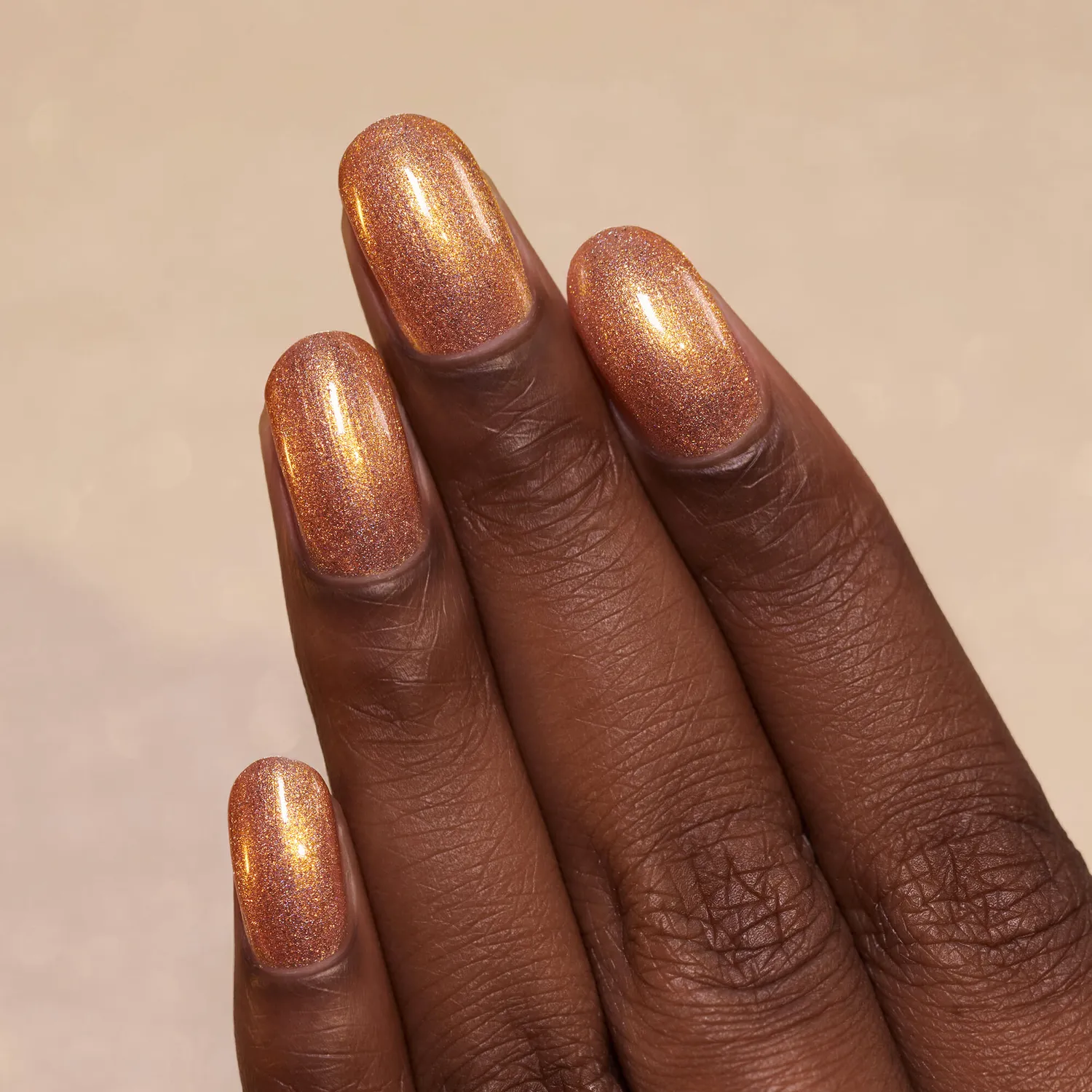 ILNP Golden Hour Sundown nagellack guld shimmer