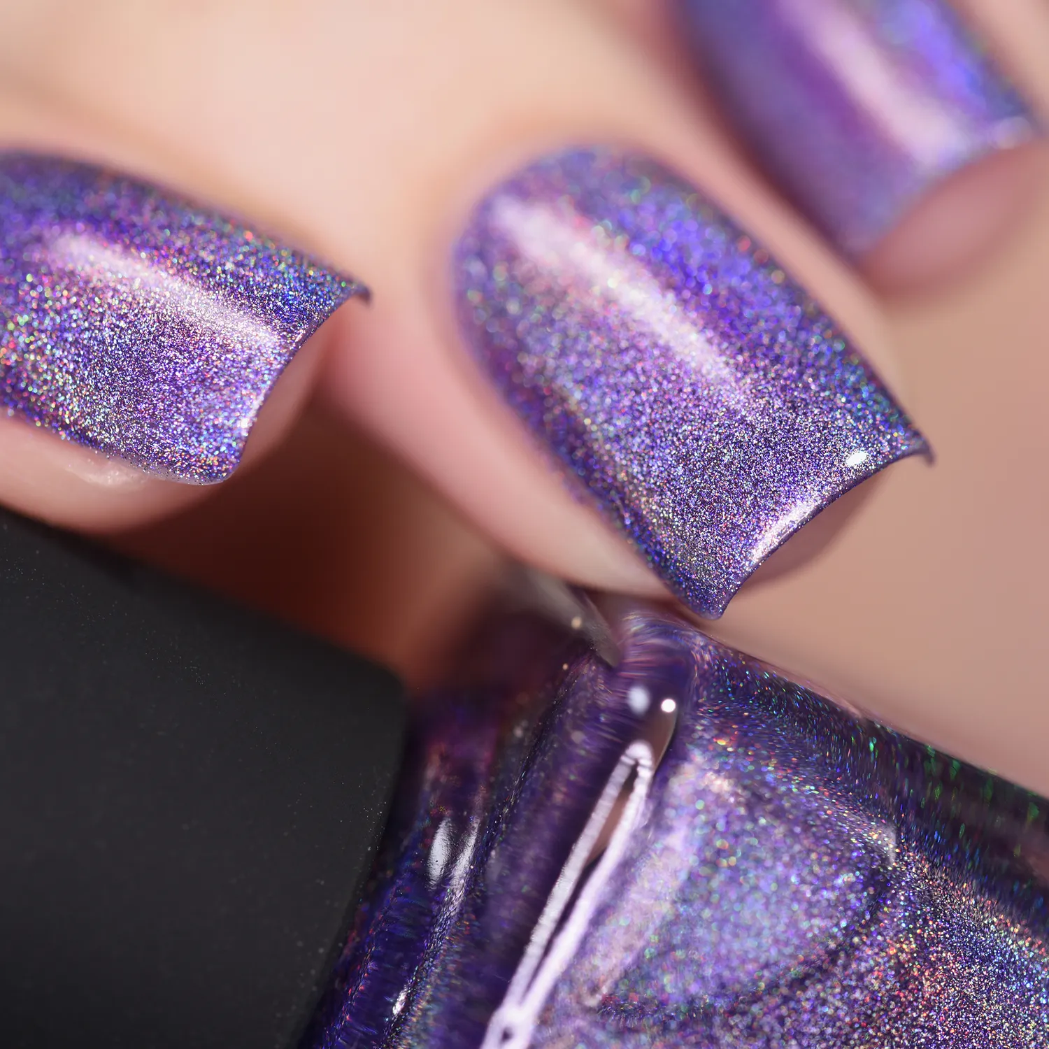 ILNP Sidekick nagellack ultraviolett med linjärt holo