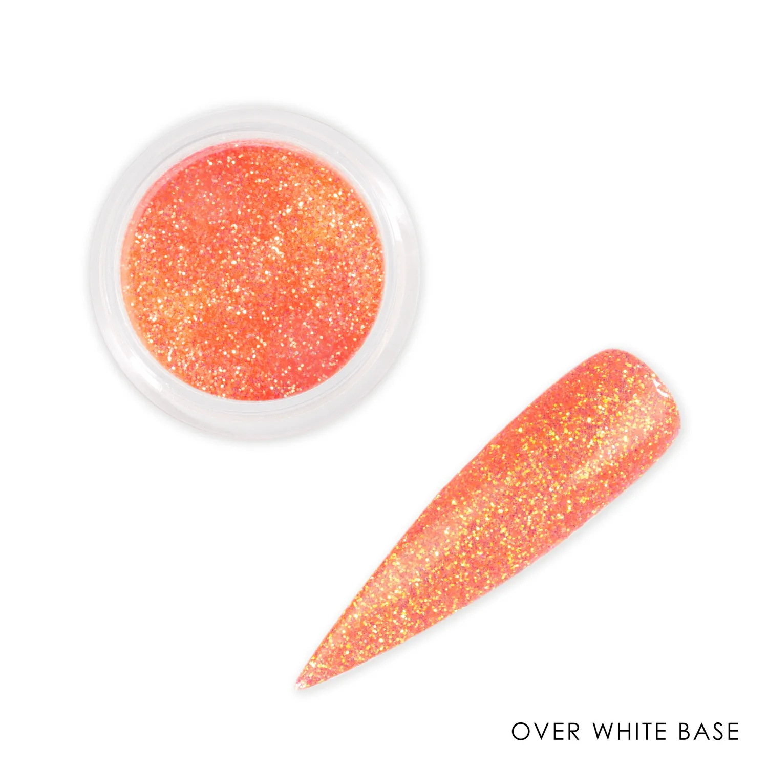 Iz Beauty Tangerine Terror nagelglitter orange