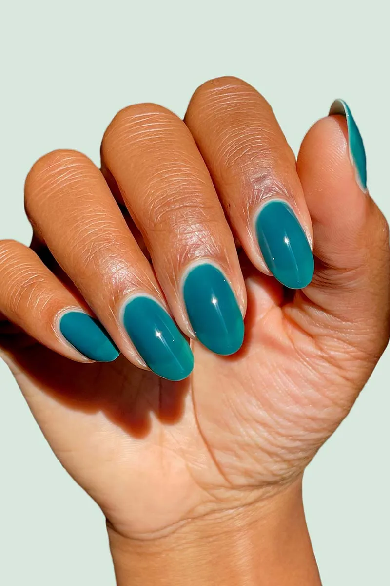 Cirque Colors Verdigris Jelly nagellack dusty teal