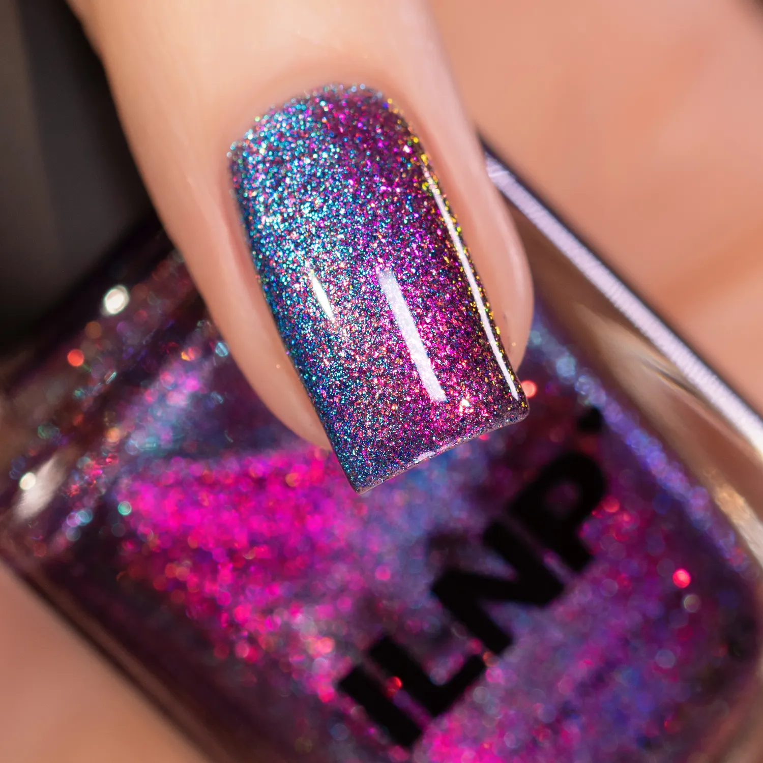 ILNP Illusions Flip Side magnetlack magenta orange guld