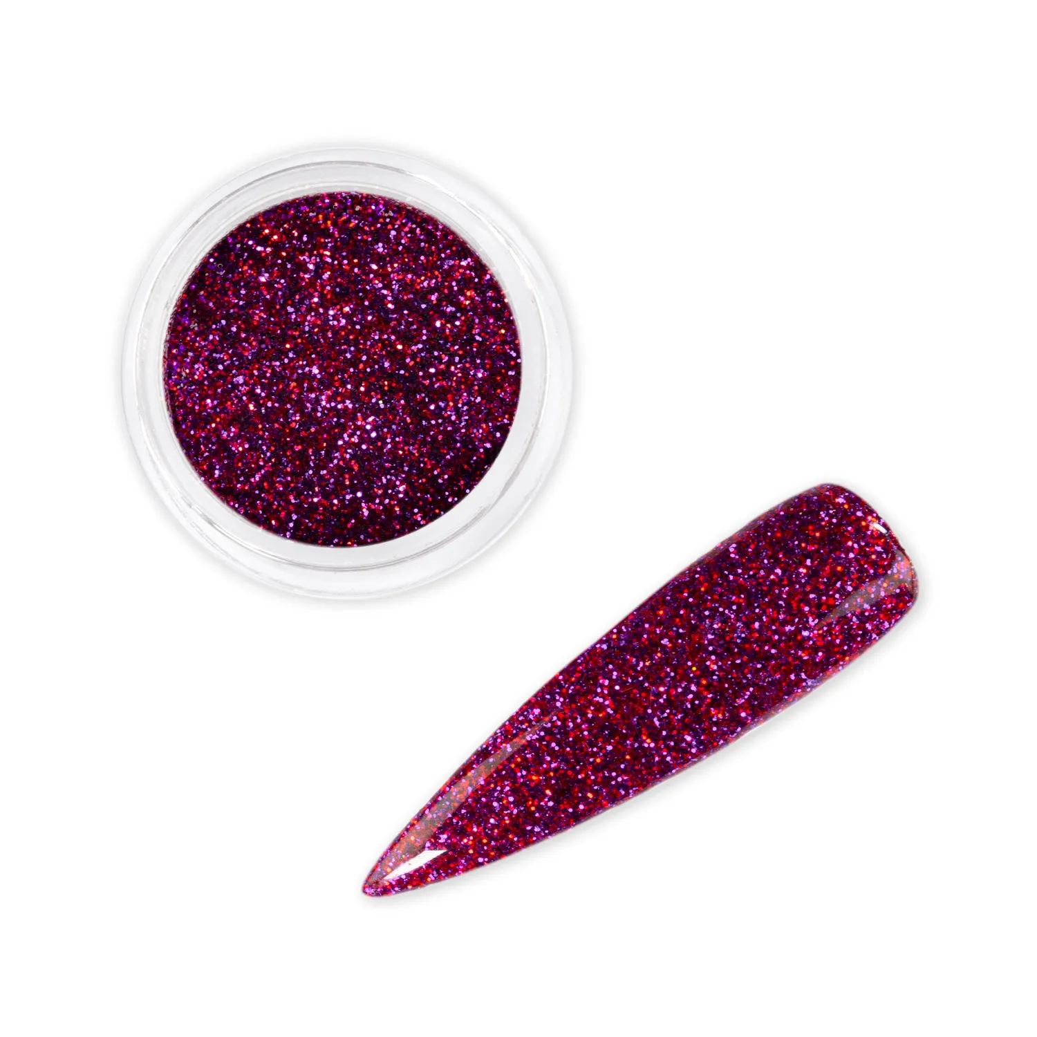 Iz Beauty Disco Pink nagelglitter lilarosa mix 6 g