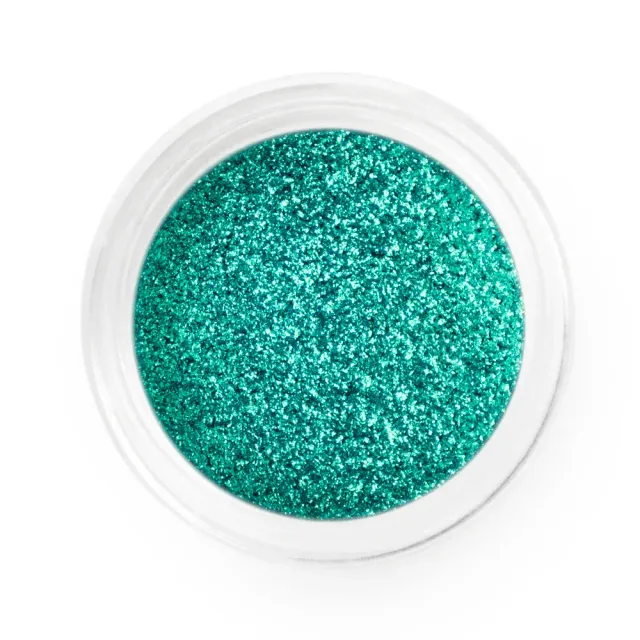 Iz Beauty Turquoise Chrome pigment 0,5g turkos spegel