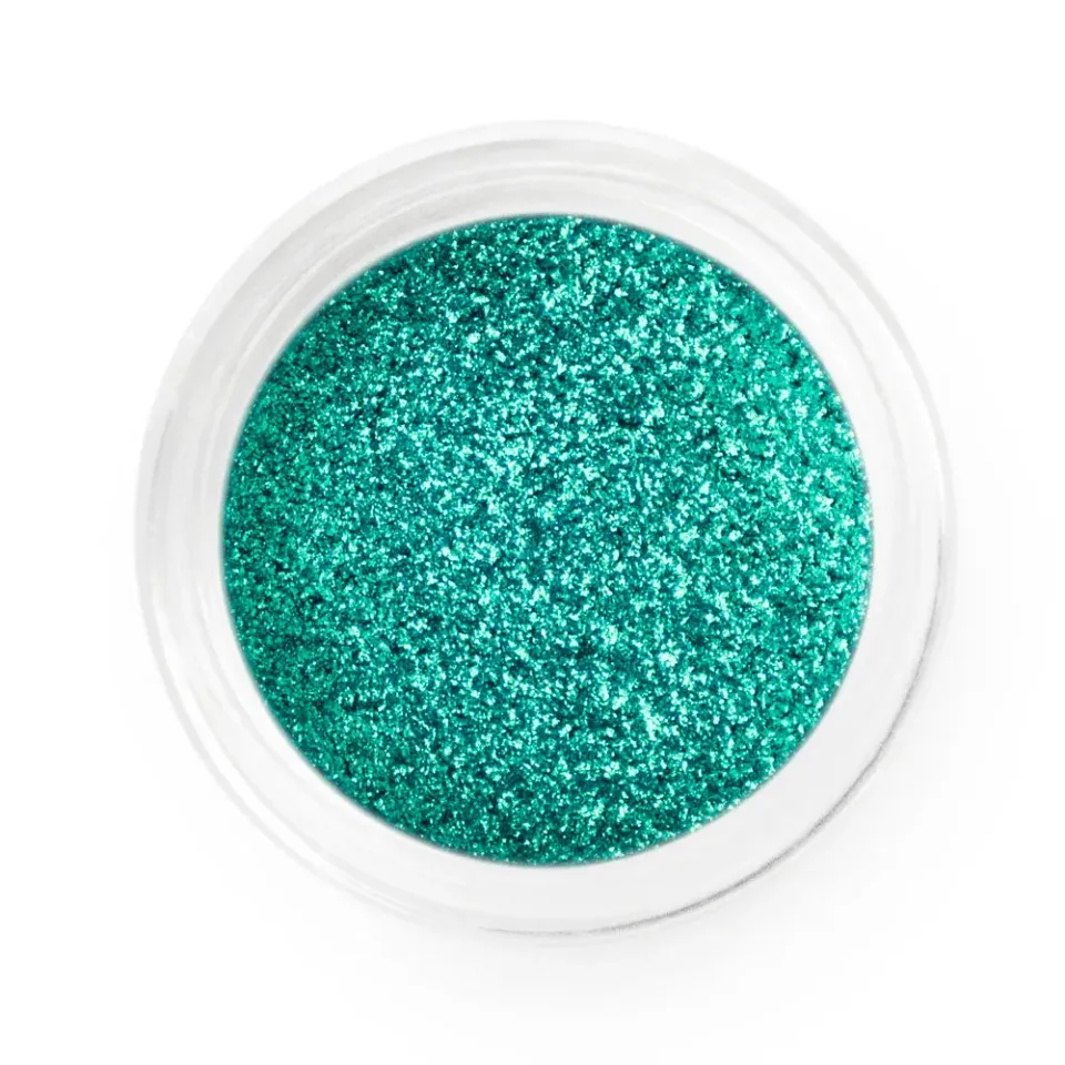 Iz Beauty Turquoise Chrome pigment 0,5g turkos spegel