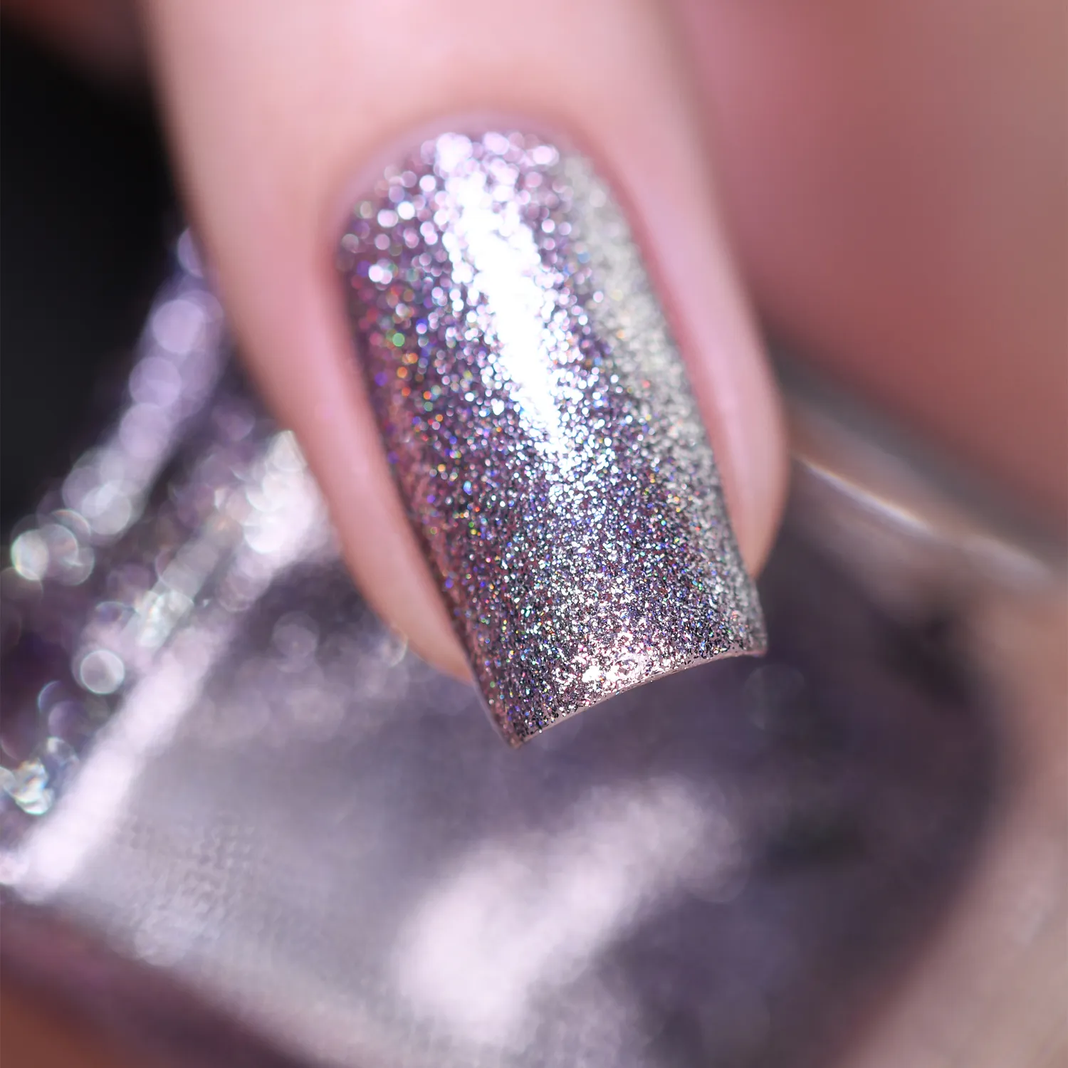 ILNP Echo nagellack silver metallic