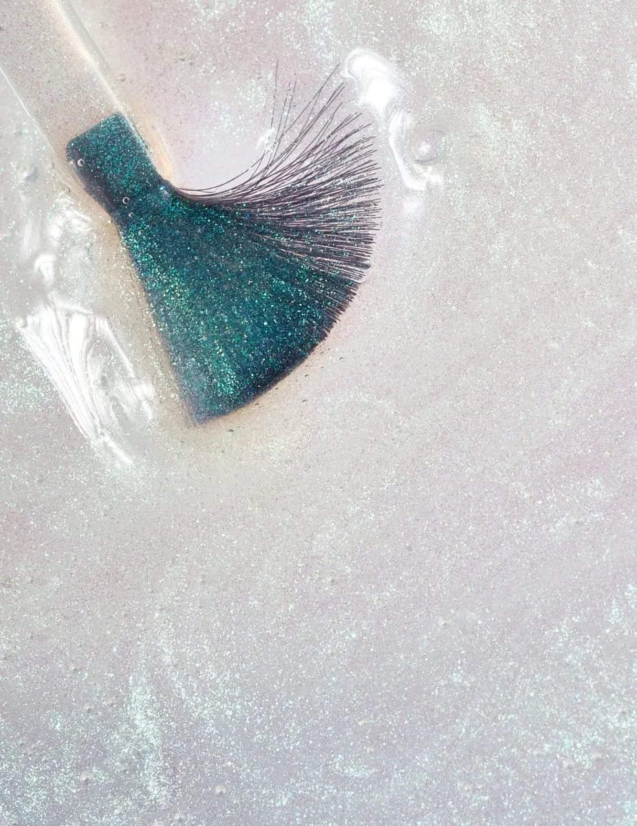 Le Mini Macaron Mermaid gel top coat iriserande