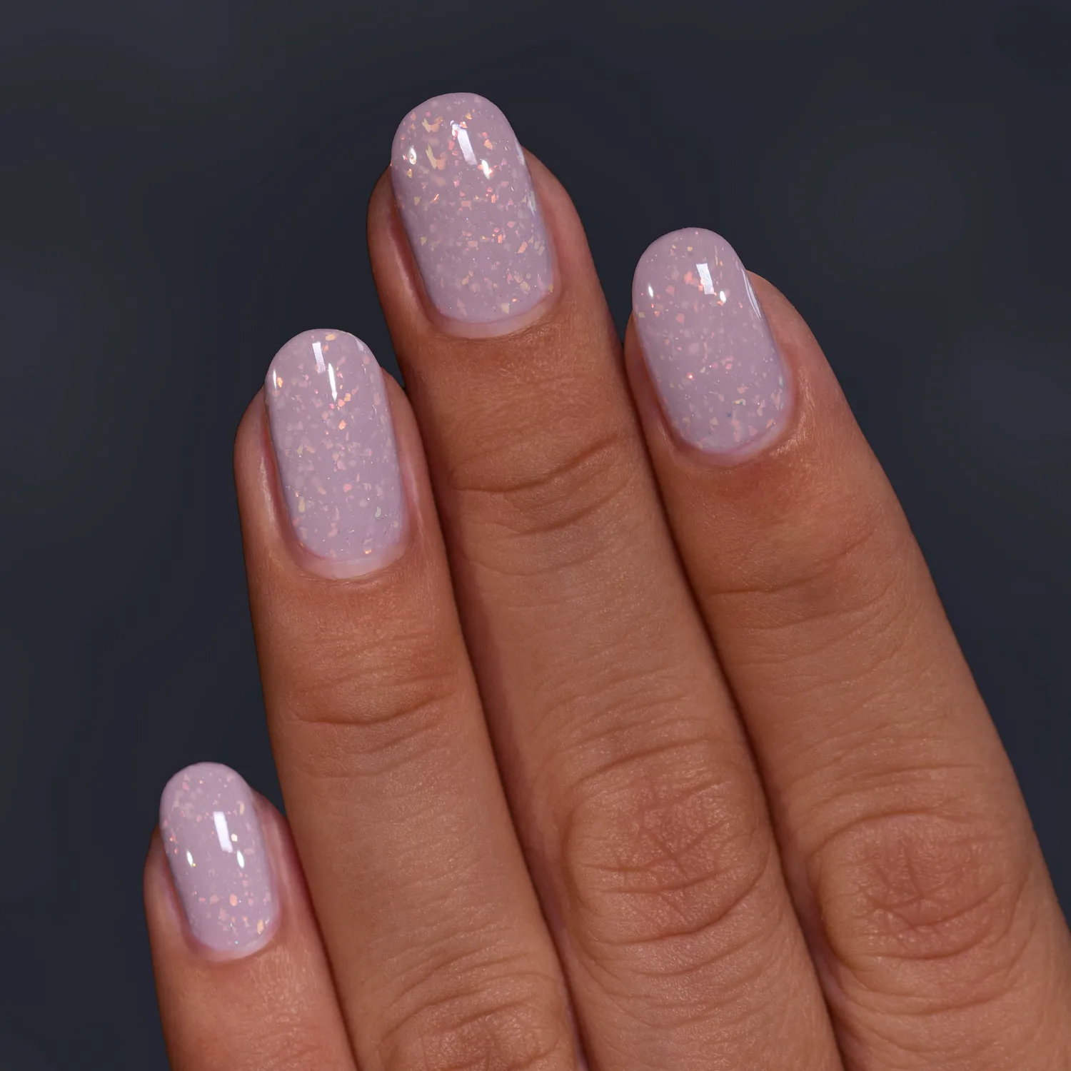 ILNP Misty nagellack lila flakie shimmer